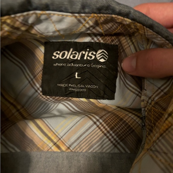 Men’s Large Solaris Longsleeve Jean Jacket NWOT 100% Cotton Blue Double Pockets - Picture 4 of 16